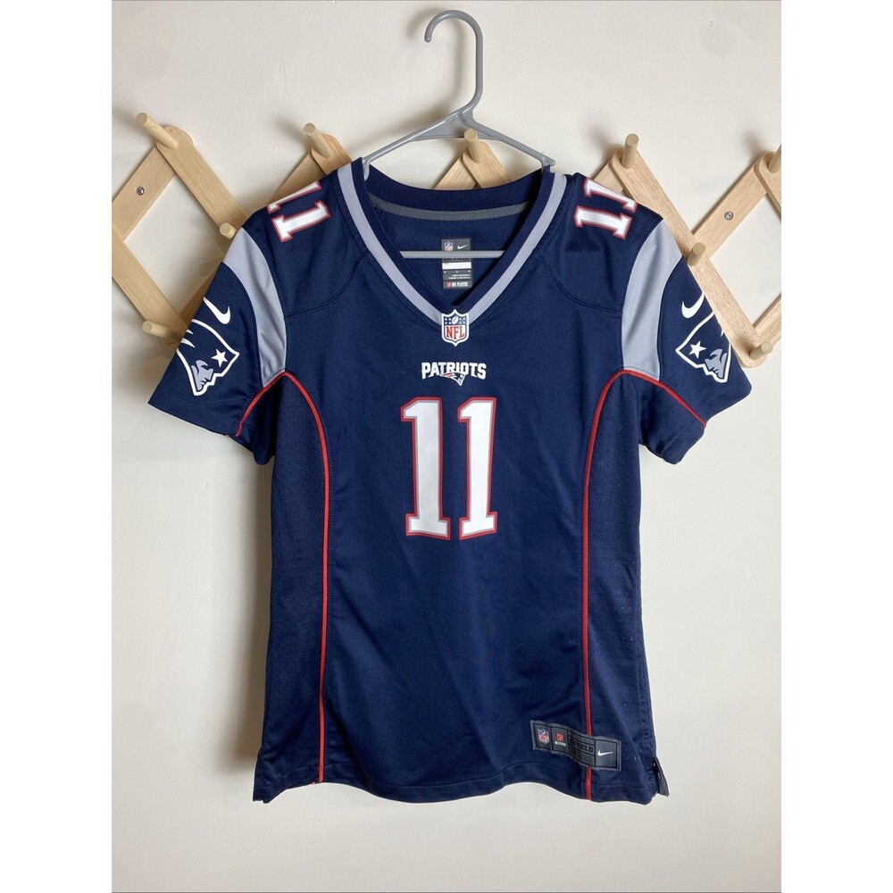 New England Patriots Julian Edelman #11 Nike On Field Jersey Women's Medium NFL